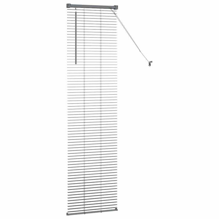 Jaluzele venetiene Manual Gri închis 175 x 40 cm Aluminiu - WALTI WALTI
