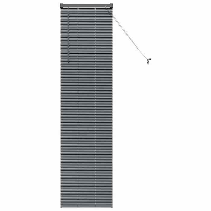 Jaluzele venetiene Manual Gri închis 175 x 40 cm Aluminiu - WALTI WALTI