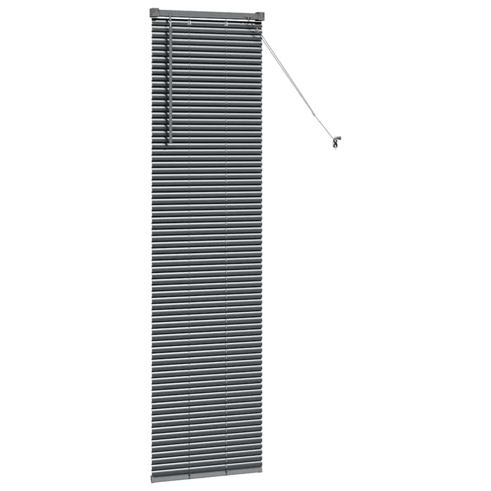 Jaluzele venetiene Manual Gri închis 175 x 45 cm Aluminiu - WALTI WALTI