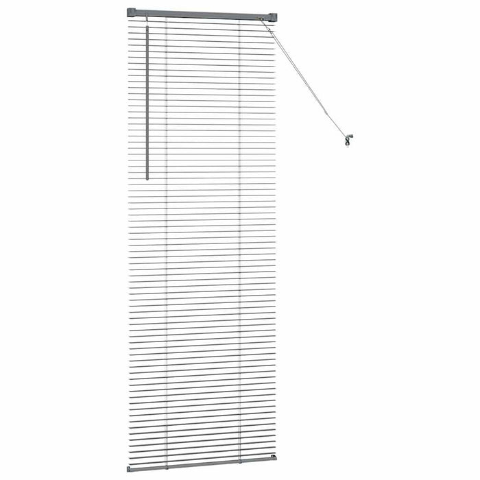 Jaluzele venetiene Manual Gri închis 175 x 55 cm Aluminiu - WALTI WALTI