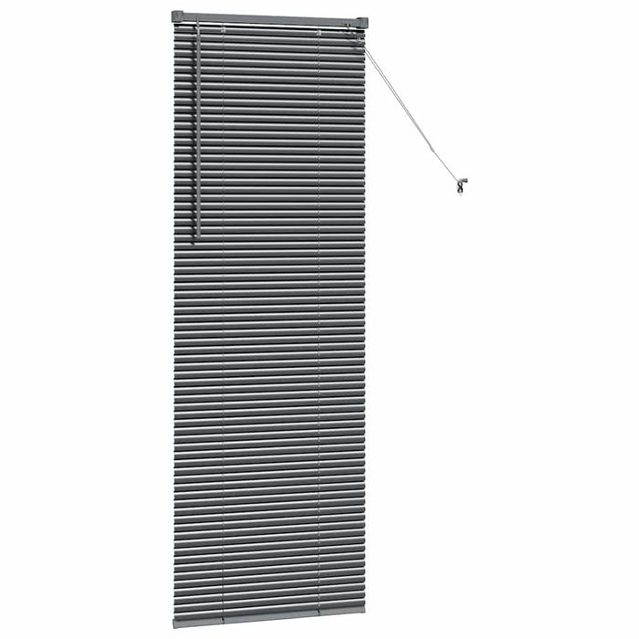 Jaluzele venetiene Manual Gri închis 175 x 65 cm Aluminiu - WALTI WALTI