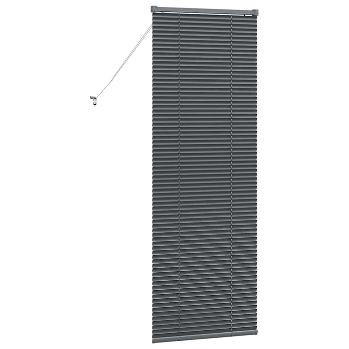 Jaluzele venetiene Manual Gri închis 175 x 65 cm Aluminiu - WALTI WALTI