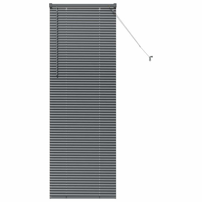 Jaluzele venetiene Manual Gri închis 175 x 65 cm Aluminiu - WALTI WALTI