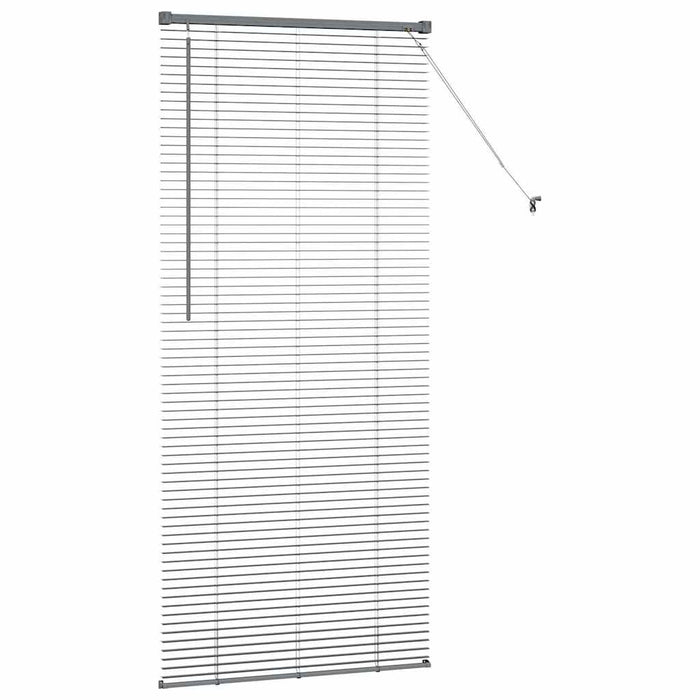Jaluzele venetiene Manual Gri închis 175 x 70 cm Aluminiu - WALTI WALTI