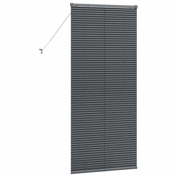 Jaluzele venetiene Manual Gri închis 175 x 70 cm Aluminiu - WALTI WALTI
