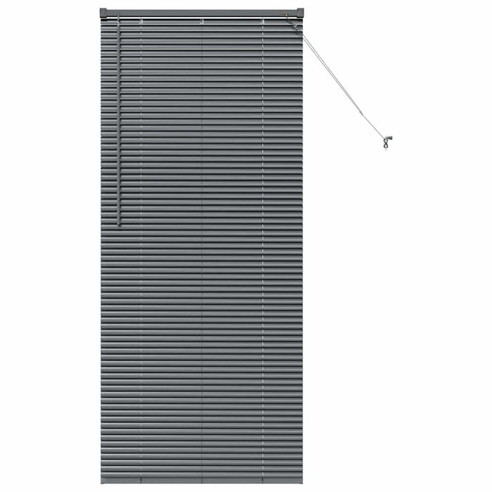 Jaluzele venetiene Manual Gri închis 175 x 75 cm Aluminiu - WALTI WALTI