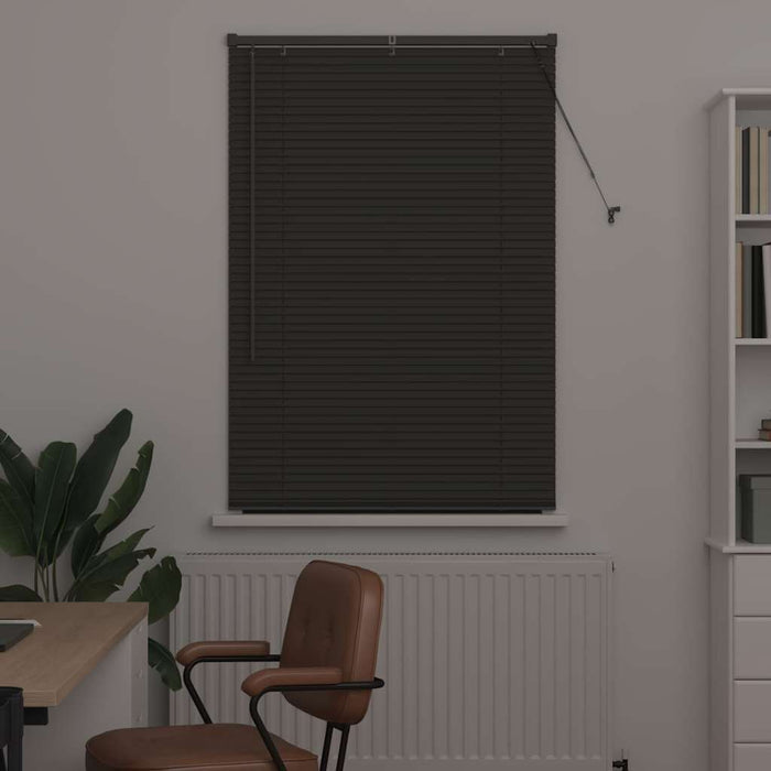 Jaluzele venetiene Manual Gri închis 175 x 90 cm Aluminiu - WALTI WALTI