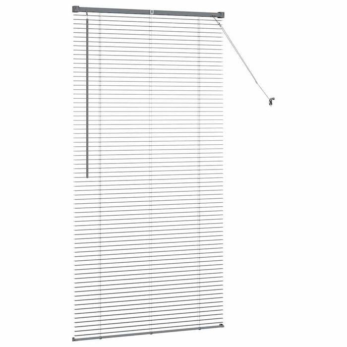 Jaluzele venetiene Manual Gri închis 175 x 90 cm Aluminiu - WALTI WALTI