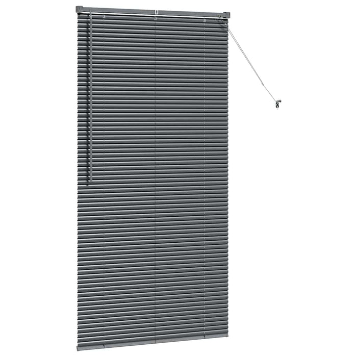 Jaluzele venetiene Manual Gri închis 175 x 95 cm Aluminiu - WALTI WALTI