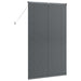 Jaluzele venetiene Manual Gri închis 175 x 105 cm Aluminiu - WALTI WALTI