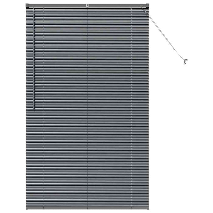 Jaluzele venetiene Manual Gri închis 175 x 105 cm Aluminiu - WALTI WALTI