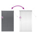 Jaluzele venetiene Manual Gri închis 175 x 105 cm Aluminiu - WALTI WALTI