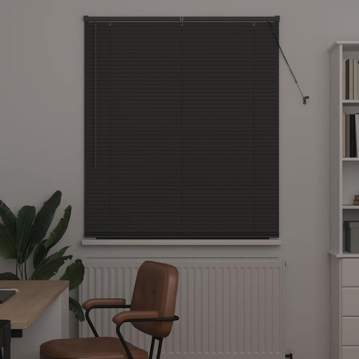 Jaluzele venetiene Manual Gri închis 175 x 110 cm Aluminiu - WALTI WALTI