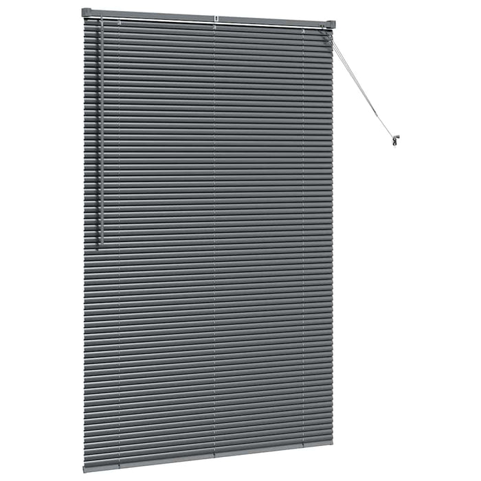 Jaluzele venetiene Manual Gri închis 175 x 115 cm Aluminiu - WALTI WALTI