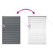 Jaluzele venetiene Manual Gri închis 175 x 120 cm Aluminiu - WALTI WALTI