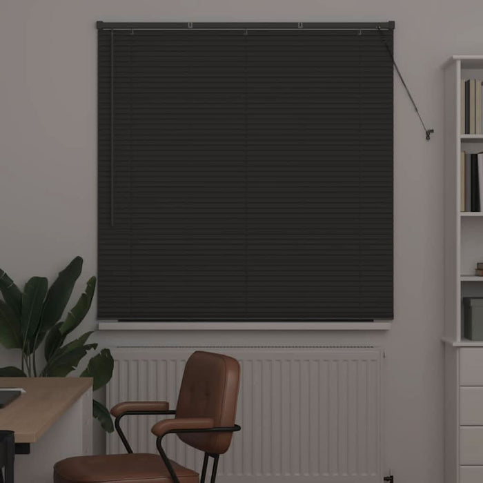 Jaluzele venetiene Manual Gri închis 175 x 125 cm Aluminiu - WALTI WALTI