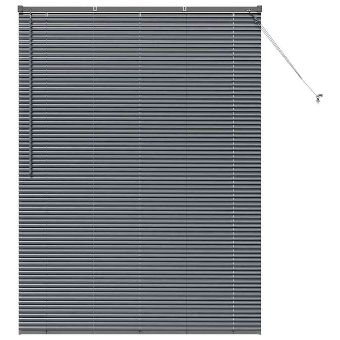 Jaluzele venetiene Manual Gri închis 175 x 125 cm Aluminiu - WALTI WALTI