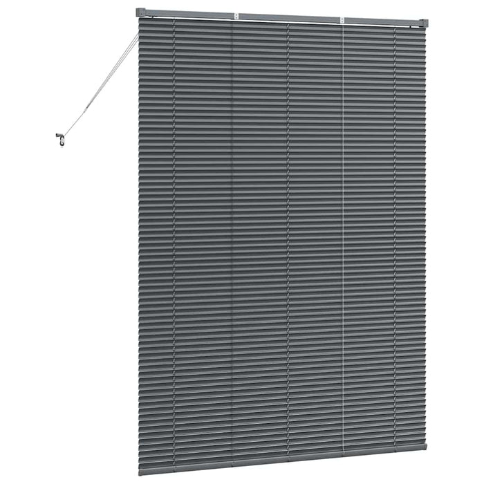 Jaluzele venetiene Manual Gri închis 175 x 130 cm Aluminiu - WALTI WALTI