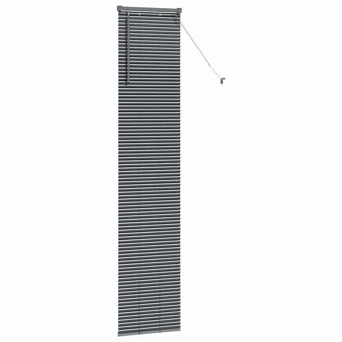 Jaluzele venetiene Manual Gri închis 220 x 50 cm Aluminiu - WALTI WALTI