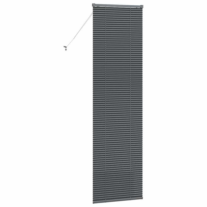 Jaluzele venetiene Manual Gri închis 220 x 55 cm Aluminiu - WALTI WALTI