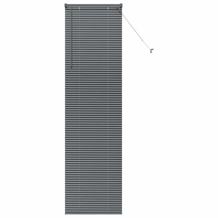 Jaluzele venetiene Manual Gri închis 220 x 55 cm Aluminiu - WALTI WALTI