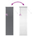 Jaluzele venetiene Manual Gri închis 220 x 55 cm Aluminiu - WALTI WALTI