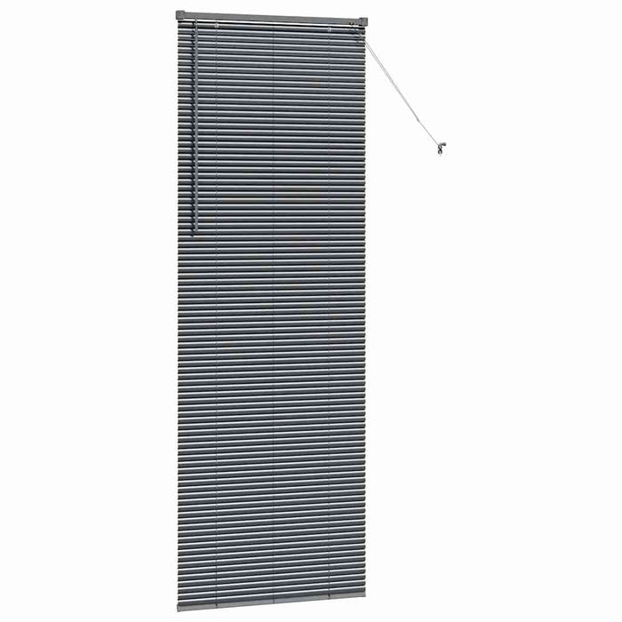 Jaluzele venetiene Manual Gri închis 220 x 70 cm Aluminiu - WALTI WALTI