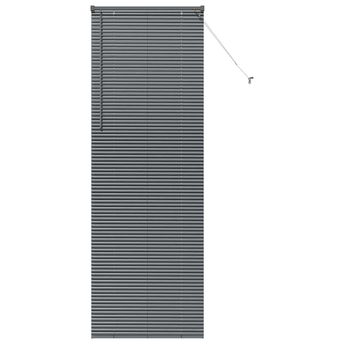 Jaluzele venetiene Manual Gri închis 220 x 70 cm Aluminiu - WALTI WALTI