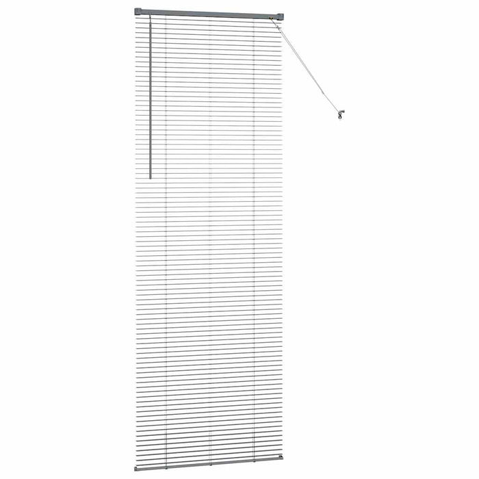 Jaluzele venetiene Manual Gri închis 220 x 75 cm Aluminiu - WALTI WALTI