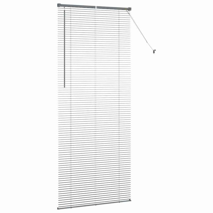 Jaluzele venetiene Manual Gri închis 220 x 85 cm Aluminiu - WALTI WALTI