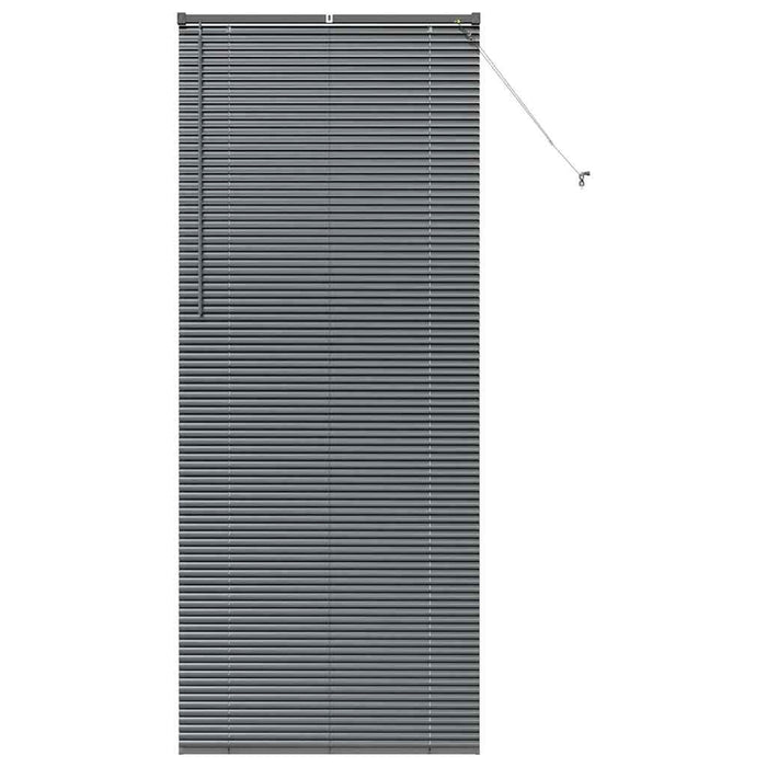 Jaluzele venetiene Manual Gri închis 220 x 85 cm Aluminiu - WALTI WALTI
