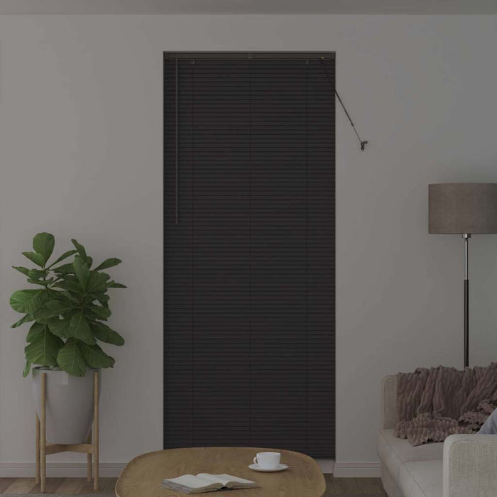 Jaluzele venetiene Manual Gri închis 220 x 90 cm Aluminiu - WALTI WALTI