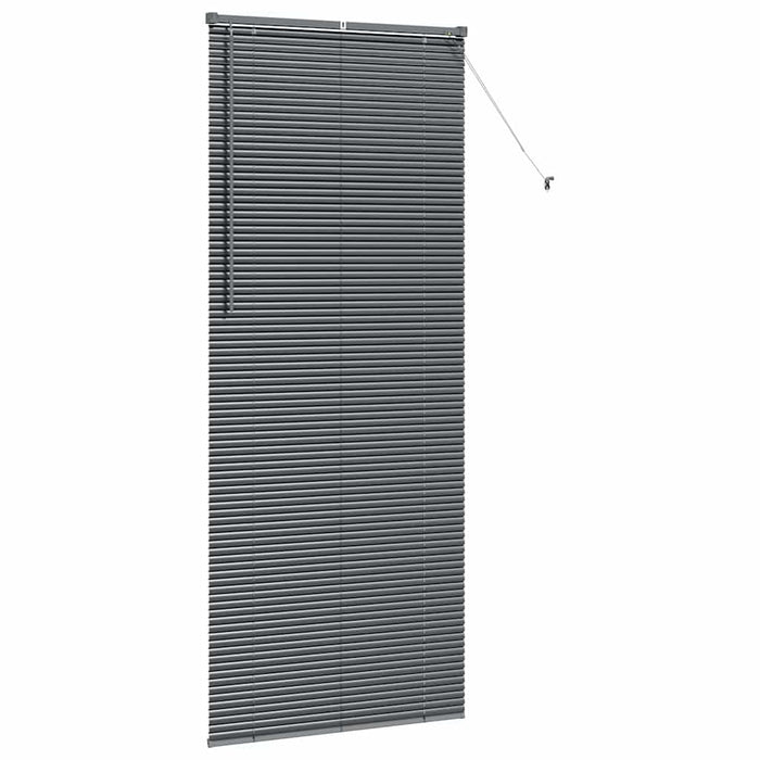 Jaluzele venetiene Manual Gri închis 220 x 95 cm Aluminiu - WALTI WALTI