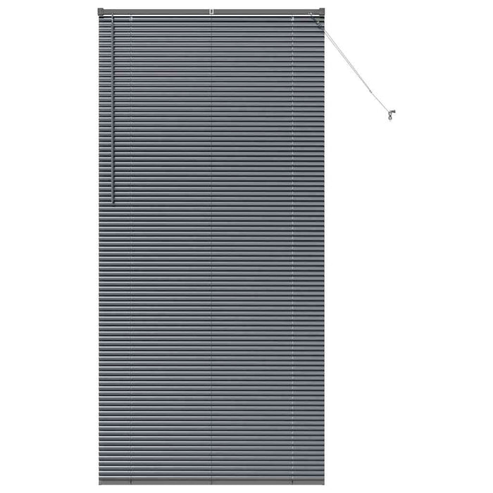Jaluzele venetiene Manual Gri închis 220 x 100 cm Aluminiu - WALTI WALTI