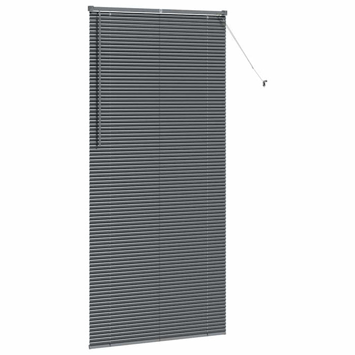 Jaluzele venetiene Manual Gri închis 220 x 105 cm Aluminiu - WALTI WALTI