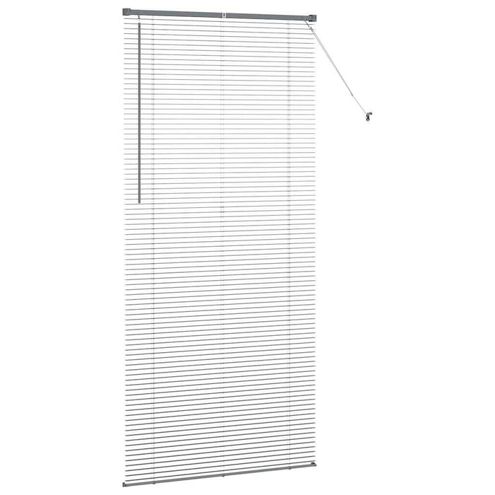 Jaluzele venetiene Manual Gri închis 220 x 105 cm Aluminiu - WALTI WALTI