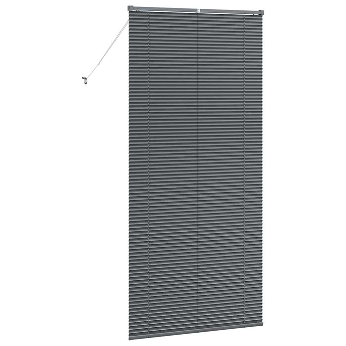 Jaluzele venetiene Manual Gri închis 220 x 105 cm Aluminiu - WALTI WALTI