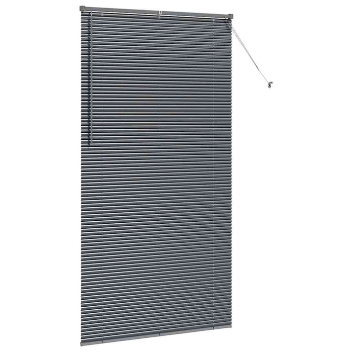 Jaluzele venetiene Manual Gri închis 220 x 120 cm Aluminiu - WALTI WALTI