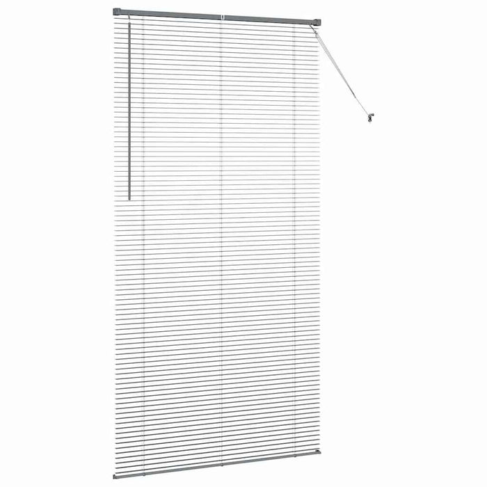 Jaluzele venetiene Manual Gri închis 220 x 120 cm Aluminiu - WALTI WALTI