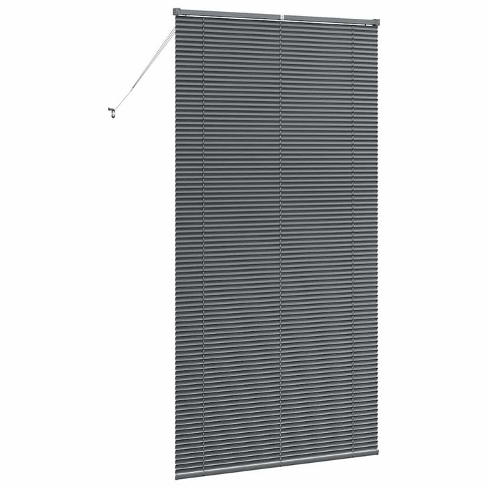 Jaluzele venetiene Manual Gri închis 220 x 120 cm Aluminiu - WALTI WALTI