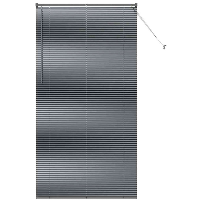Jaluzele venetiene Manual Gri închis 220 x 120 cm Aluminiu - WALTI WALTI
