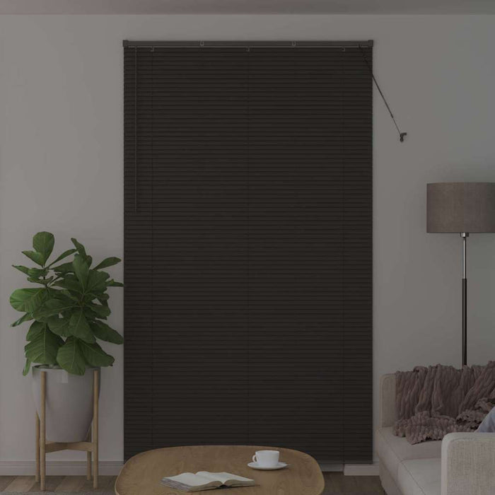 Jaluzele venetiene Manual Gri închis 220 x 130 cm Aluminiu - WALTI WALTI