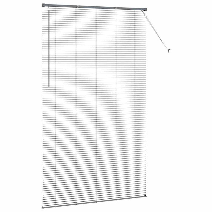 Jaluzele venetiene Manual Gri închis 220 x 130 cm Aluminiu - WALTI WALTI