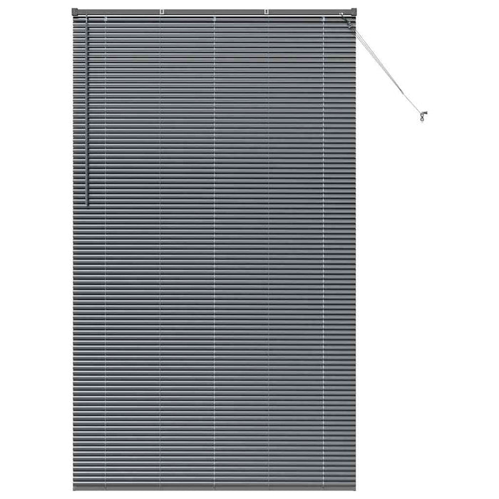 Jaluzele venetiene Manual Gri închis 220 x 130 cm Aluminiu - WALTI WALTI