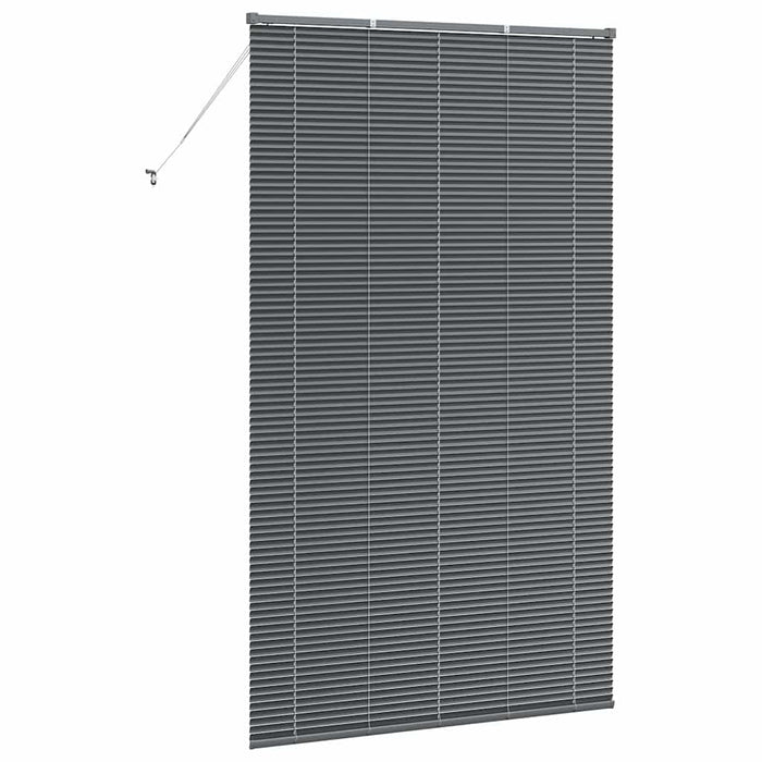 Jaluzele venetiene Manual Gri închis 220 x 135 cm Aluminiu - WALTI WALTI