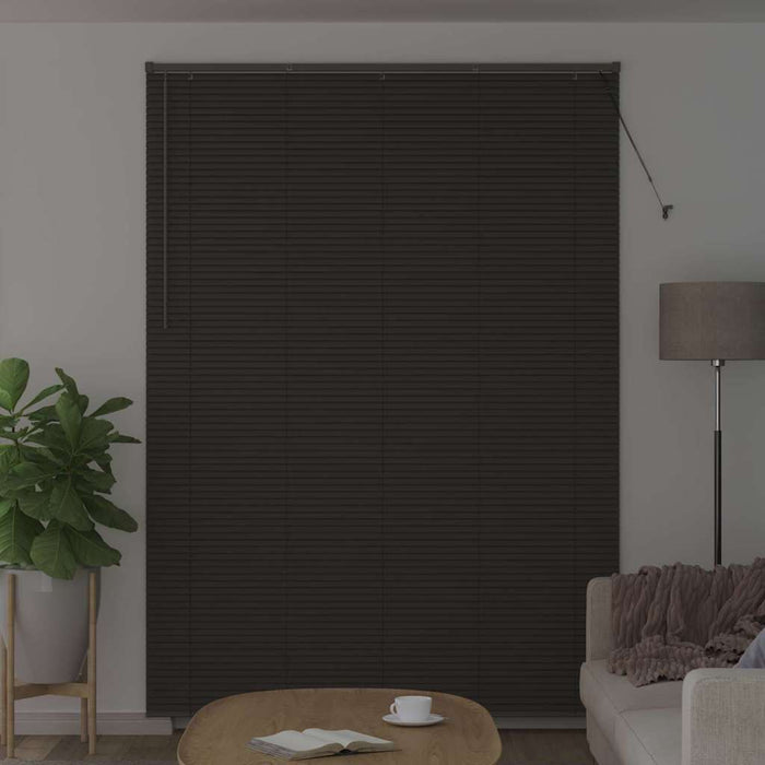 Jaluzele venetiene Manual Gri închis 220 x 155 cm Aluminiu - WALTI WALTI