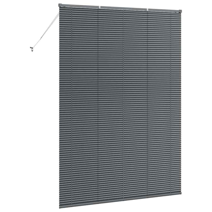 Jaluzele venetiene Manual Gri închis 220 x 155 cm Aluminiu - WALTI WALTI