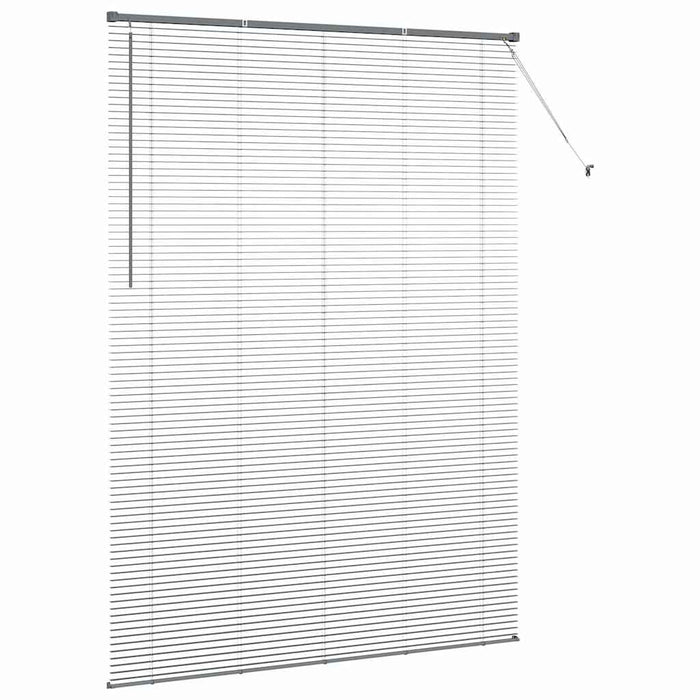 Jaluzele venetiene Manual Gri închis 220 x 160 cm Aluminiu - WALTI WALTI