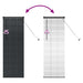 Jaluzele venetiene Manual Negru 130 x 45 cm Aluminiu - WALTI WALTI