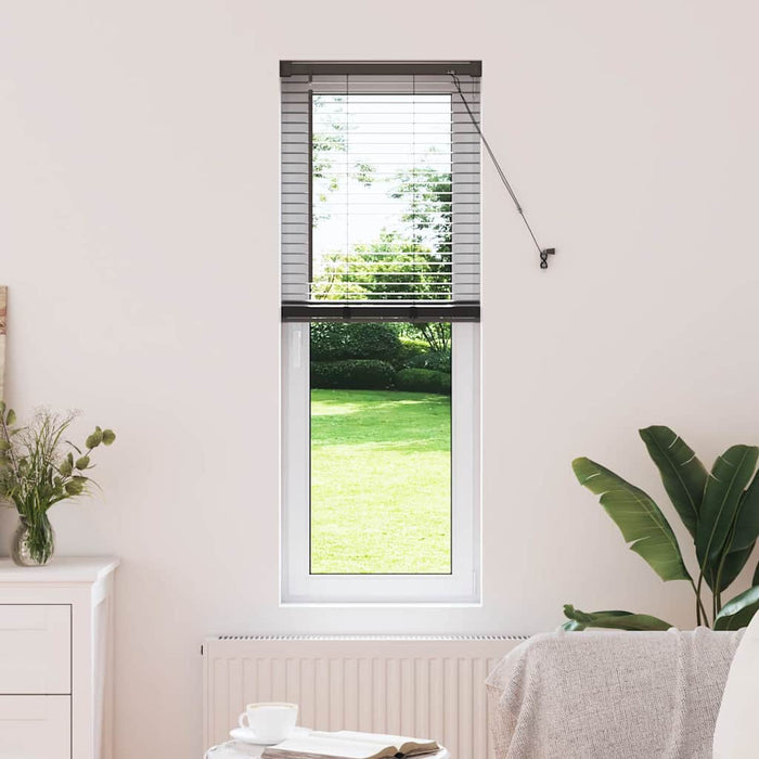 Jaluzele venetiene Manual Negru 130 x 55 cm Aluminiu - WALTI WALTI